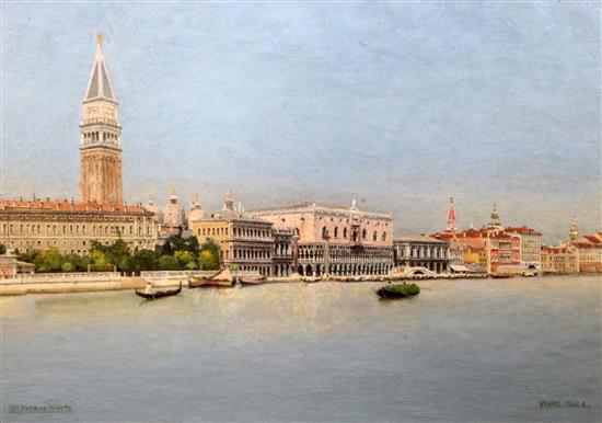 William Patrick Whyte (Studio assistant to Sir John Lavery) View of Venice 18 x 25.5in.